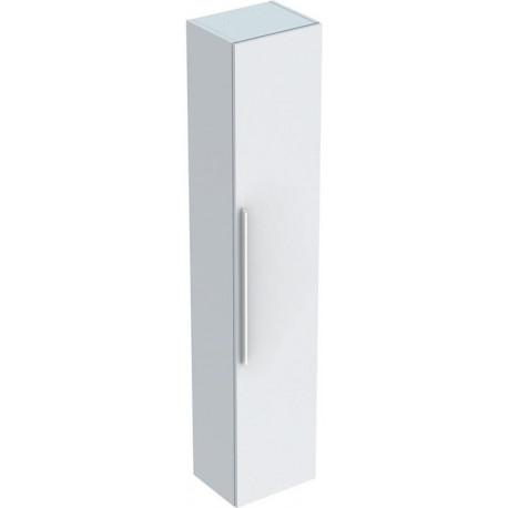 Colonne haute Geberit iConavec une porte: Largeur 36cm, Hauteur 180cm, Profondeur 31.7cm, Blanc / Laqué mat