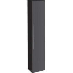 Colonne haute Geberit iConavec une porte: Largeur 36cm, Hauteur 180cm, Profondeur 31.7cm, Gris velouté / Laqué mat