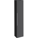 Colonne haute Geberit iConavec une porte: Largeur 36cm, Hauteur 180cm, Profondeur 31.7cm, Gris velouté / Laqué mat