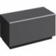 Meuble latéral bas Geberit iConavec un tiroir, au sol: Largeur 89cm, Hauteur 47.2cm, Profondeur 47.7cm, Gris velouté / Laqué mat