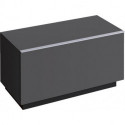 Meuble latéral bas Geberit iConavec un tiroir, au sol: Largeur 89cm, Hauteur 47.2cm, Profondeur 47.7cm, Gris velouté / Laqué mat