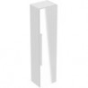 Colonne haute Geberit iConavec une porte et miroir extérieur: Largeur 36cm, Hauteur 150cm, Profondeur 31.7cm, Blanc / Laqué mat