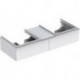 Meuble bas Lavabo iCon 1190x240x477mm Korpus/Front Alpin matt