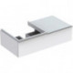 Meuble bas Lavabo iCon 890x240x477mm Korpus/Front Alpin matt
