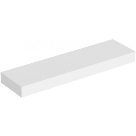 Etagère murale Geberit iCon: Largeur 60cm, Hauteur 5cm, Profondeur 16.5cm, Blanc / Laqué mat