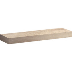 Etagère murale Geberit iCon: Largeur 60cm, Hauteur 5cm, Profondeur 16.5cm, Chêne naturel / Mélamine structuré bois