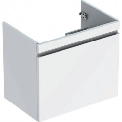 Meuble bas Lavabo RENOVA PLAN 676x586x438mm blanc brillant