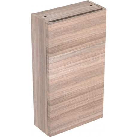 Armoire haute compacte Geberit Renova Planavec une porte: Largeur 39cm, Hauteur 70cm, Profondeur 17.3cm, Orme / Film décor structuré