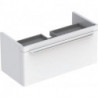 Meuble bas Lavabo MYDAY 880x410x405mm blanc brillant