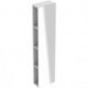 Etagère Geberit iConavec miroir: Largeur 28cm, Hauteur 120cm, Profondeur 14cm, Blanc / Laqué mat