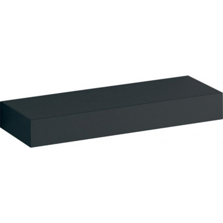 Etagère murale Geberit iCon: Largeur 37cm, Hauteur 5cm, Profondeur 16.5cm, Gris velouté / Laqué mat
