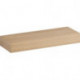 Etagère murale Geberit iCon: Largeur 37cm, Hauteur 5cm, Profondeur 16.5cm, Chêne naturel / Mélamine structuré bois
