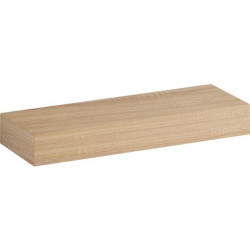 Etagère murale Geberit iCon: Largeur 37cm, Hauteur 5cm, Profondeur 16.5cm, Chêne naturel / Mélamine structuré bois