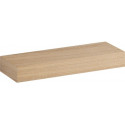 Etagère murale Geberit iCon: Largeur 37cm, Hauteur 5cm, Profondeur 16.5cm, Chêne naturel / Mélamine structuré bois