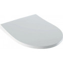 Abattant WC Geberit iCon design slim fermeture ralentie, fixation par le haut, Blanc
