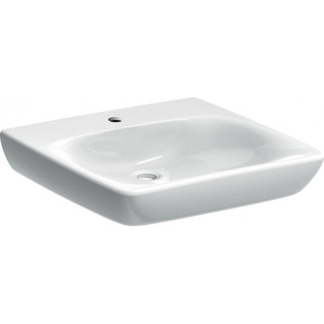 Lavabo RENOVA COMFORT 550x550mm ufahrb avec trou pour robinet sans trop plein blanc KT