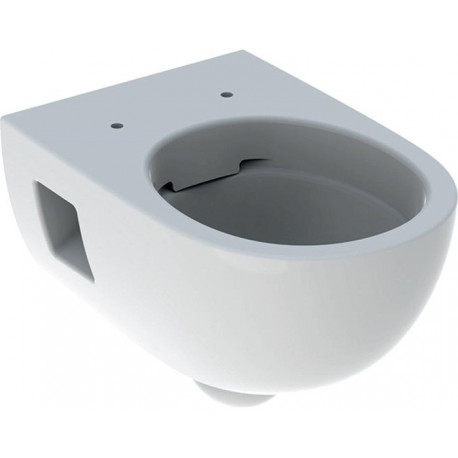 Cuvette WC suspendu Geberit Renova, semi-carénée, Rimfree, 53cm, Blanc