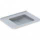 Lavabo Geberit RENOVA COMFORT SQUARE 750x550mm ufahrb sans trou de robinetterie blanc