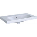Lavabo Geberit ACANTO Compact 750x420mm avec trou pour robinetavec trop plein blanc m KeraTect
