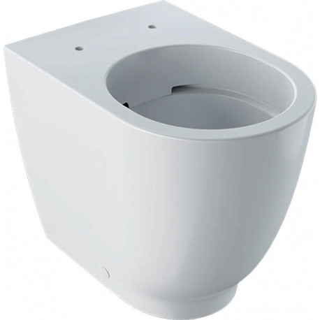 WC au sol à fond creux ACANTO 4,5 / 6 l, sans bride, sortie horizontale, blanc-alpin GEBERIT