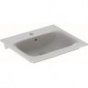 Lavabo pour meuble RENOVA PLAN avec trou pour robinetavec trop plein 550x480mm blanc