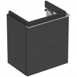 Meuble bas GE iCon pour lave-mains avec 1 porte à gauche. 37x42x28cm. Lava