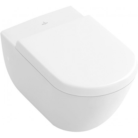 Cuvette Subway 370 x 560 mm, modèle suspendu, sortie horizontale, En porcelaine sanitaire Blanc