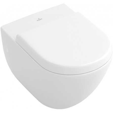 WC suspendu SUBWAY plat, 370 x 560 mm pergamon VILLEROY & BOCH