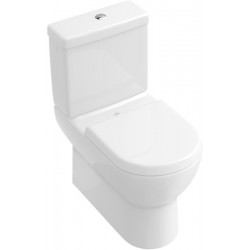 Cuvette Subway370 x 670 mm, modèle sur pied, pour installation près du mur, sortie horizontale, sortie verticale possibleavec coude vario, En porcelaine sanitaire Pergamon CeramicPlus