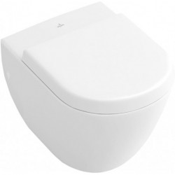 Cuvette Subway355 x 480 mm, modèle suspendu, sortie horizontale, En porcelaine sanitaire Blanc CeramicPlus