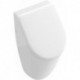 Urinoirs, 285 x 535 x 315 mm, alimentation encastrée, En porcelaine sanitaire Blanc