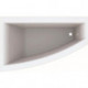 Baignoire RENOVA PLAN asymétrique 160x100mm blanc