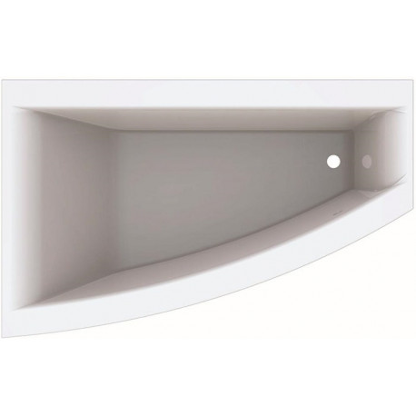 Baignoire RENOVA PLAN asymétrique 160x100mm blanc