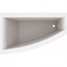 Baignoire RENOVA PLAN asymétrique 160x100mm blanc