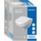Pack WC suspendu Geberit Renova 54cm, Rimfree, abattant ralenti et déclipsable, Blanc