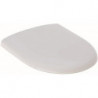 Abattant WC Geberit Renova, fermeture ralentie, déclipsable, fixation par le haut, Blanc
