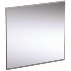 Miroir lumineux Geberit Option Plusavec éclairage direct et indirect: B:90cm, H:70cm, Argenté / Aluminium brossé