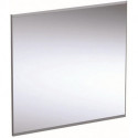 Miroir lumineux Geberit Option Plusavec éclairage direct et indirect: B:90cm, H:70cm, Argenté / Aluminium brossé