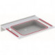 Lavabo Geberit PUBLICA 700x550mm sans trou de robinetterie sans trop pleinavec découpe we