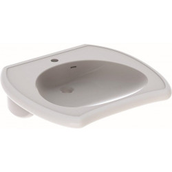 Lavabo Geberit VITALIS 550x550mm accessibleavec trou pour robinetavec trop plein we