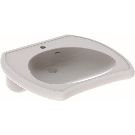 Lavabo Geberit VITALIS 550x550mm accessibleavec trou pour robinetavec trop plein we