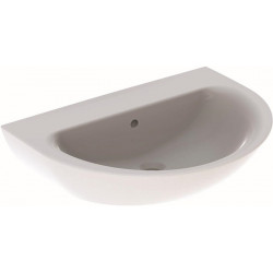 Lavabo Geberit RENOVA sans trou de robinetterieavec trop plein 700x520mm blanc
