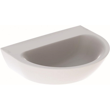 Lavabo Geberit RENOVA sans trou de robinetterie sans trop plein 600x480mm blanc KT