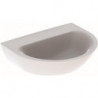 Lavabo Geberit RENOVA sans trou de robinetterie sans trop plein 600x480mm blanc KT