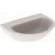 Lavabo Geberit RENOVA sans trou de robinetterie sans trop plein 650x500mm blanc