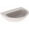 Lavabo Geberit RENOVA sans trou de robinetterie sans trop plein 650x500mm blanc