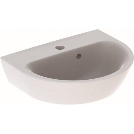 Lave-mains droite NOVA avec trou pour robinetavec trop plein 450x360mm blanc KT