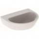 Lave-mains droite NOVA sans trou de robinetterie sans trop plein 450x360mm blanc KT
