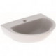 Lave-mains Geberit Renova, Blanc, 50x17.3x40cm, troude robinetterie au centre, sans trop-plein