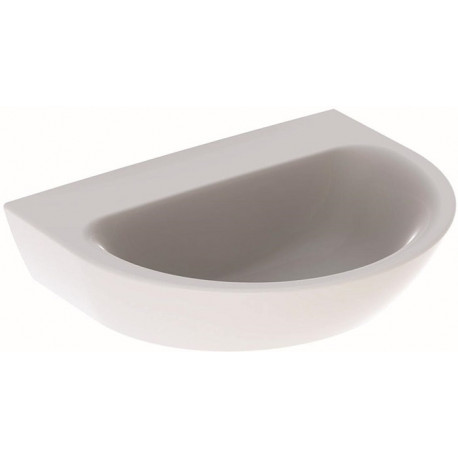 Lave-mains droite NOVA sans trou de robinetterie sans trop plein 500x400mm blanc KT